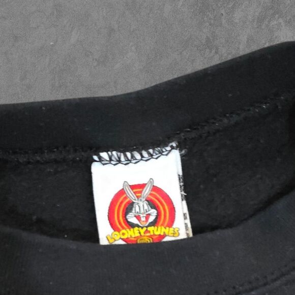 Vintage 90's Looney Toons Tweety Bird Jerry Leigh Crewneck Sweatshirt Med - Picture 5 of 6